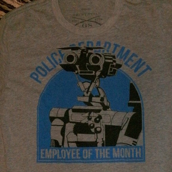 Grunt Style GS Police Department Employee of The Month Tee T Shirt  Top size S - Picture 1 of 2